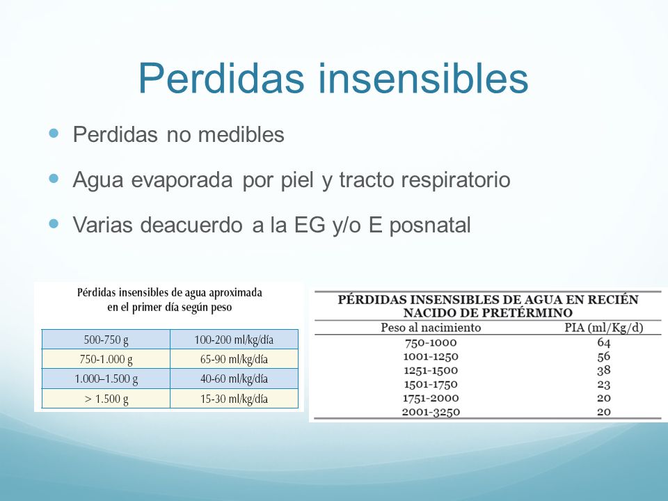 causas de perdida de peso en recien nacidos